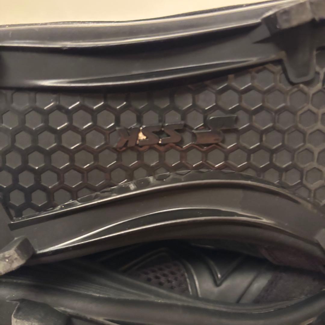 野球ポイントスパイク ベルクロ 黒ブラック SSK 高校野球 ヒーローステージ