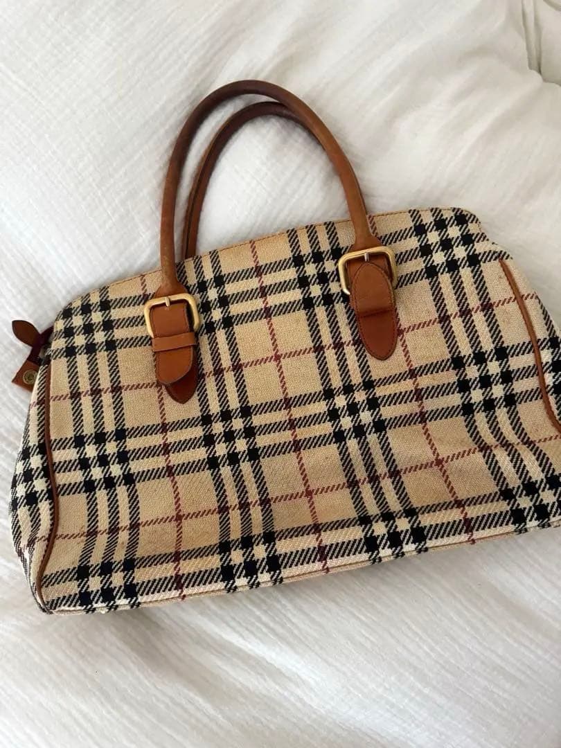 バーバリー　ハンドバッグ　ビンテージ