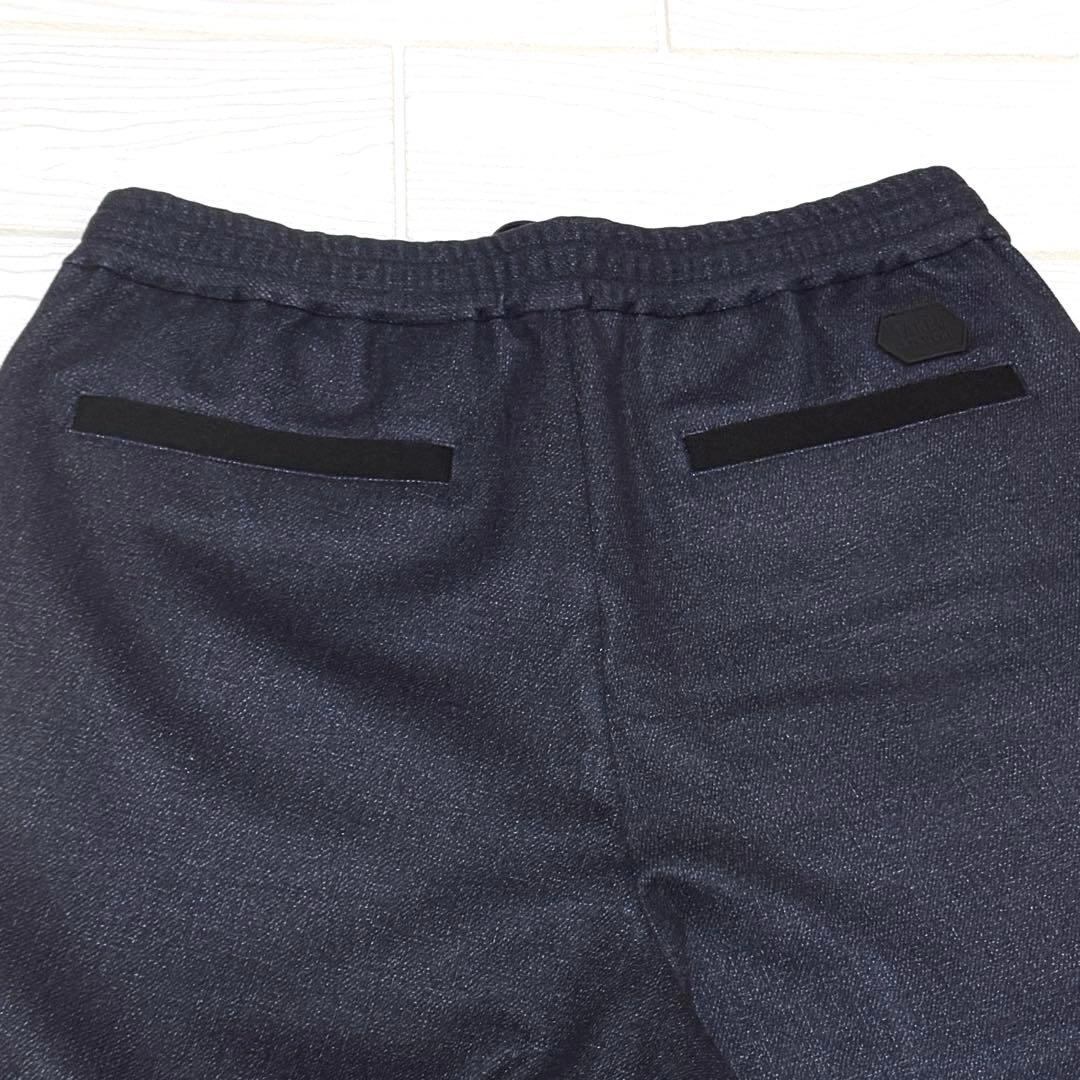 タケオキクチ ダウンファブリック イージーパンツ M 濃紺 定価24,200円