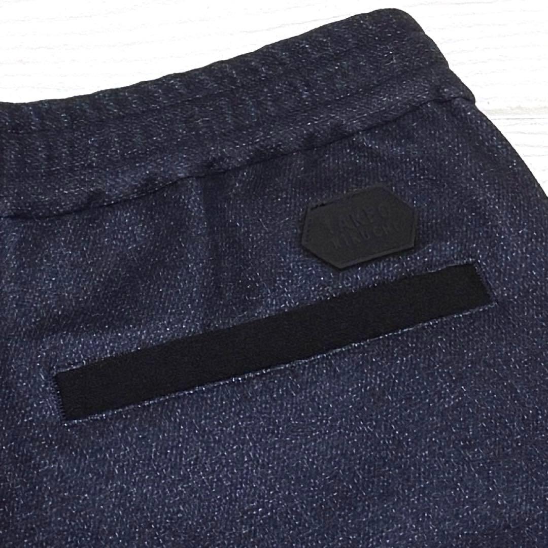 タケオキクチ ダウンファブリック イージーパンツ M 濃紺 定価24,200円