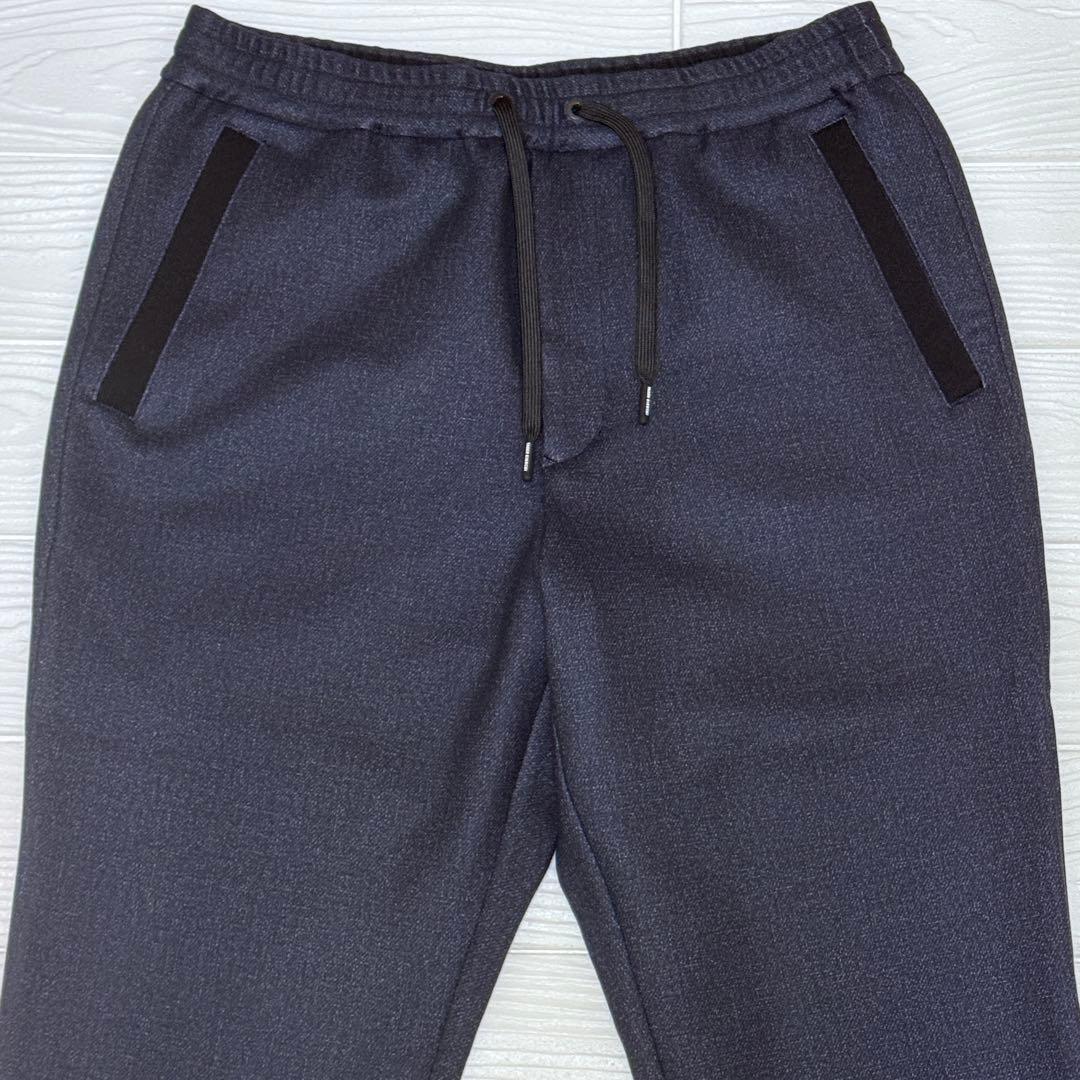 タケオキクチ ダウンファブリック イージーパンツ M 濃紺 定価24,200円