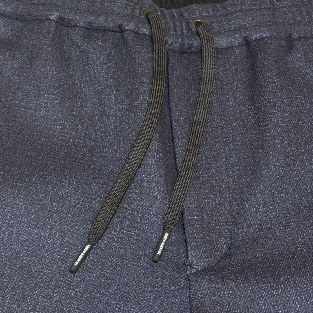 タケオキクチ ダウンファブリック イージーパンツ M 濃紺 定価24,200円