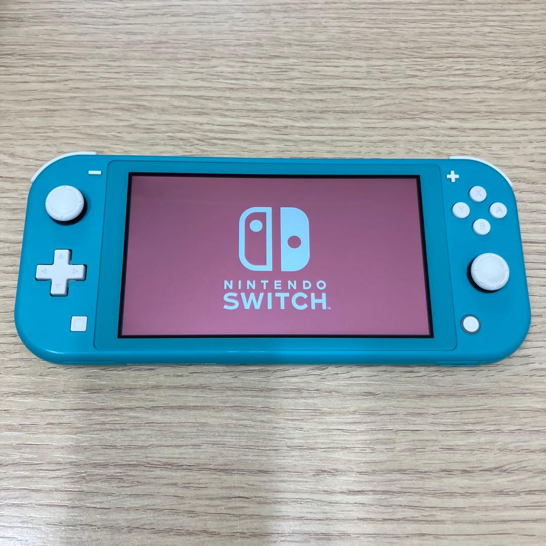 Nintendo Switch Lite ターコイズ モンハン ソフト 充電器