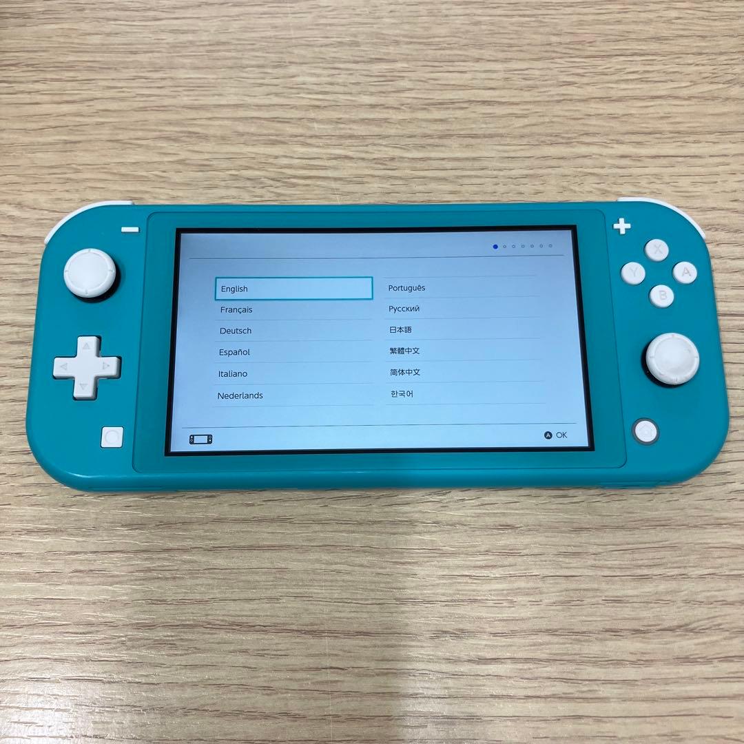 Nintendo Switch Lite ターコイズ モンハン ソフト 充電器