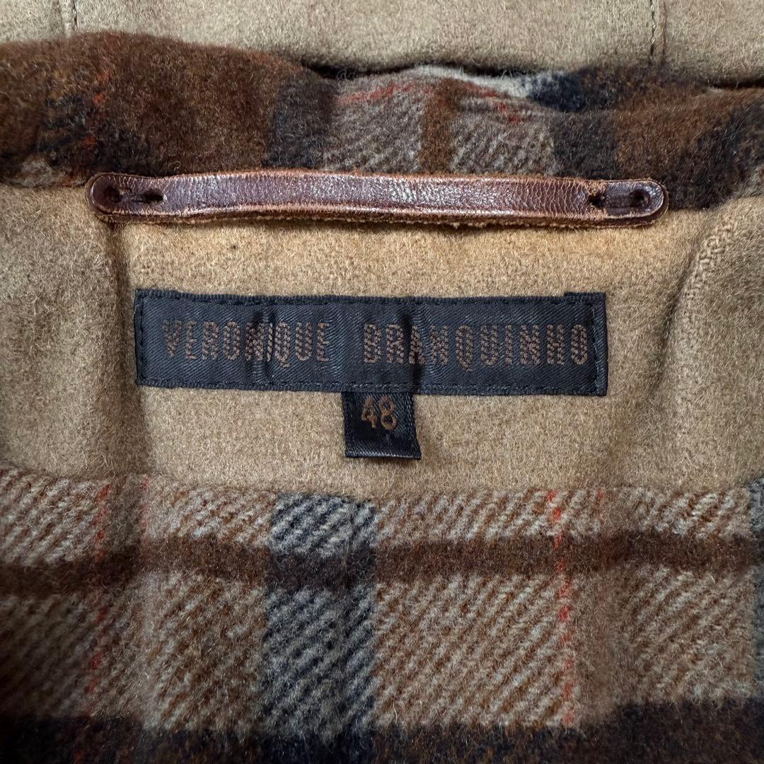 ヴェロニクブランキーノ ダブルフェイス ダッフルコート ベージュ サイズ48