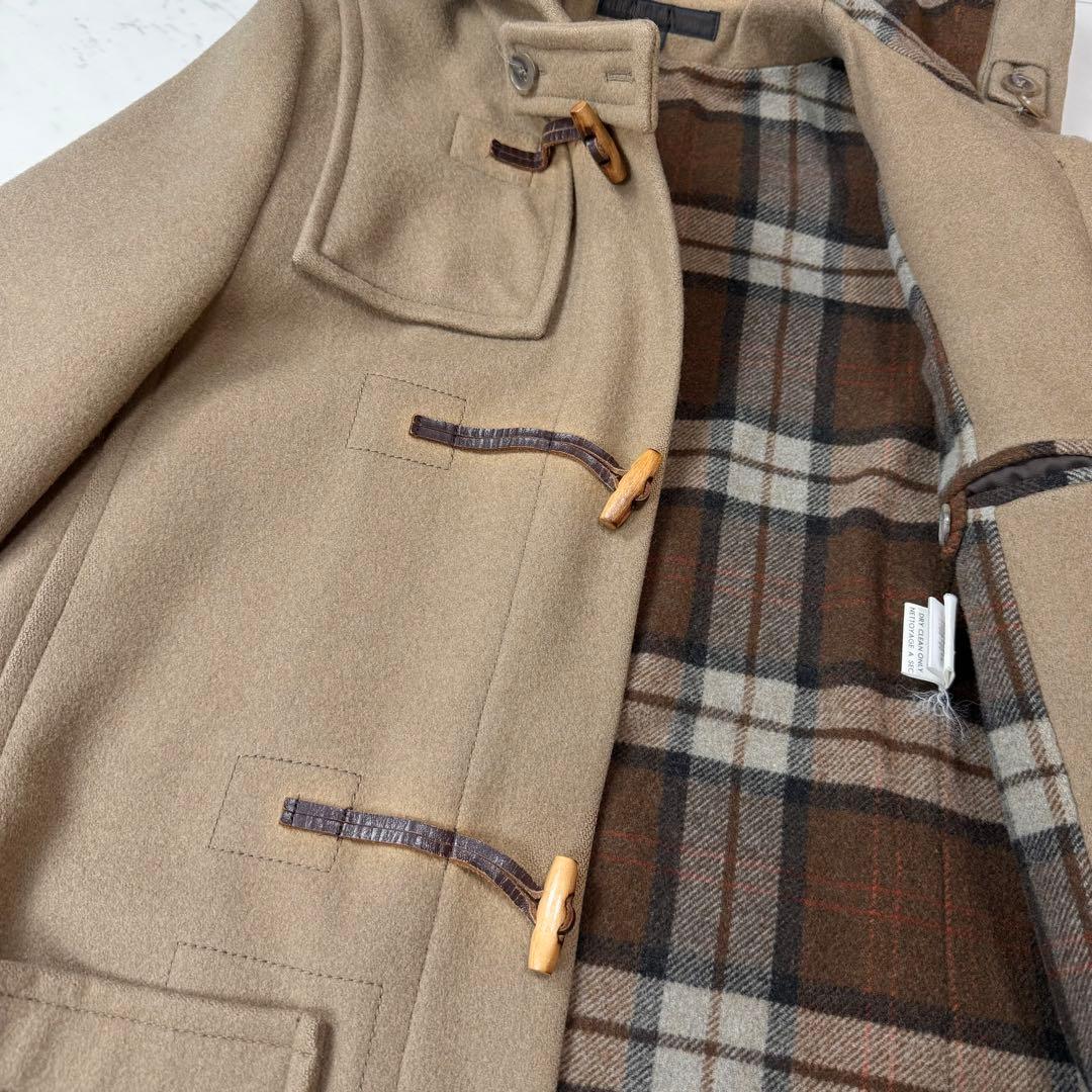 ヴェロニクブランキーノ ダブルフェイス ダッフルコート ベージュ サイズ48