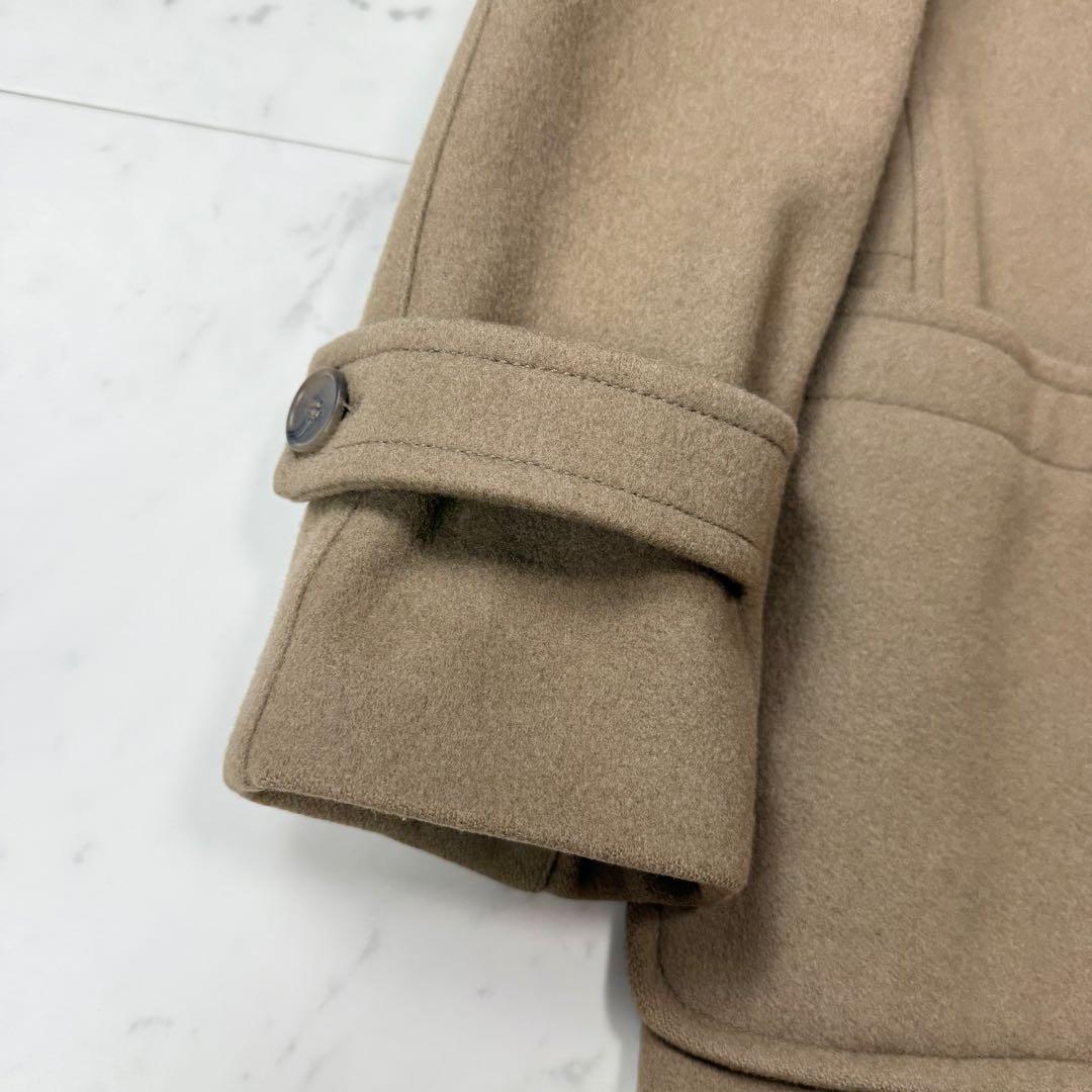 ヴェロニクブランキーノ ダブルフェイス ダッフルコート ベージュ サイズ48