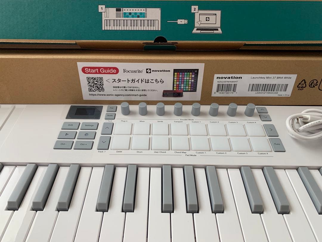 novation Launchkey Mini 37Mk4 White 37鍵盤