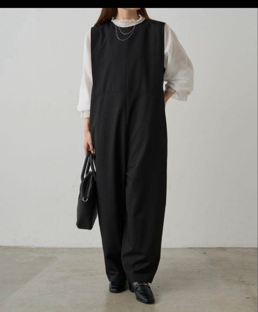 新品タグ付きPUAL CE CIN【Du noir】オールインワンサロペット