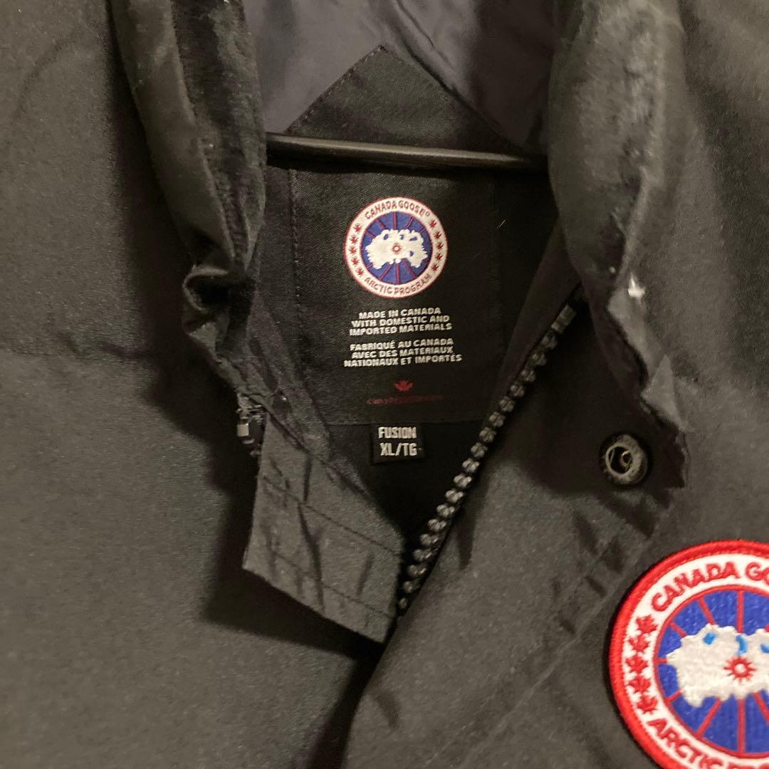 大きなサイズ  Fusion ダウンベスト XL ブラック