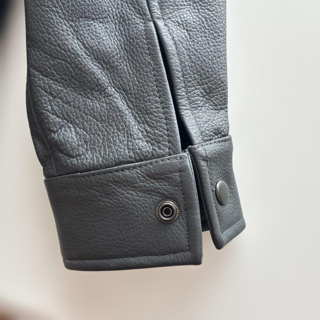 未使用品J.PRESS スタジャン L 黒 グレー