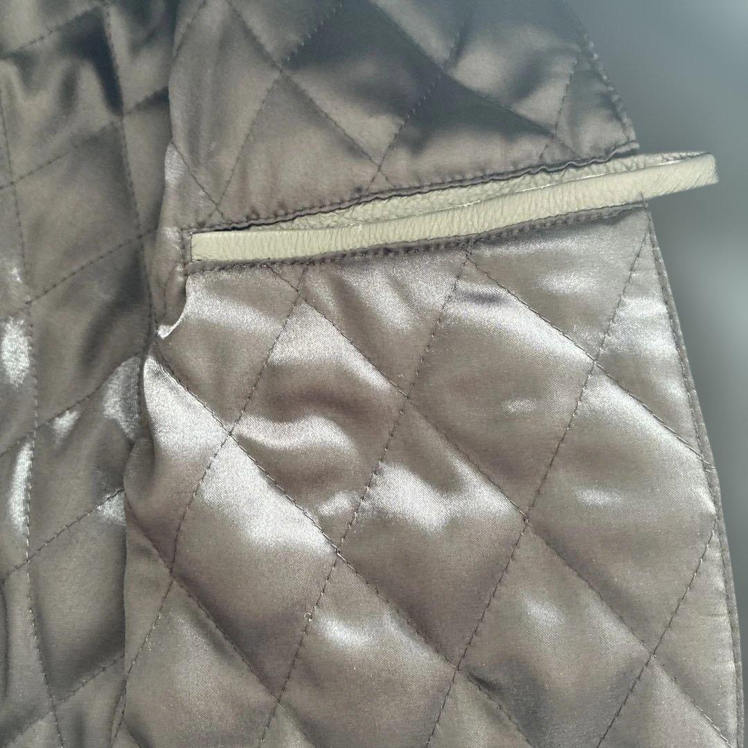 未使用品J.PRESS スタジャン L 黒 グレー