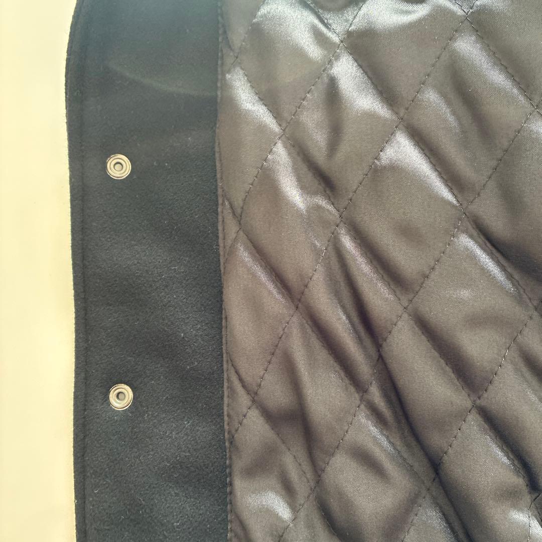 未使用品J.PRESS スタジャン L 黒 グレー