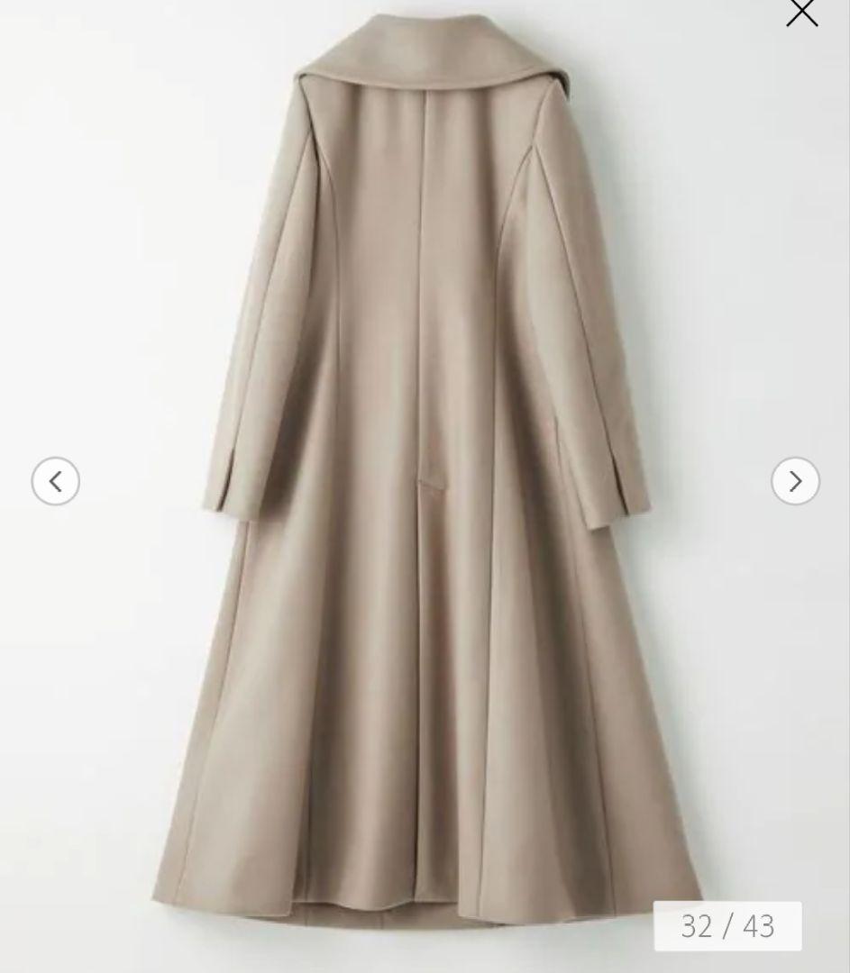 f*e様 エメルリファインズ　ダブルボタン ロングコート　ベージュ