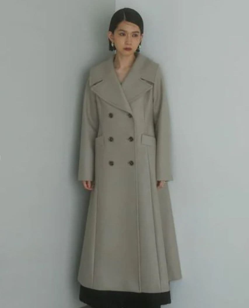 f*e様 エメルリファインズ　ダブルボタン ロングコート　ベージュ