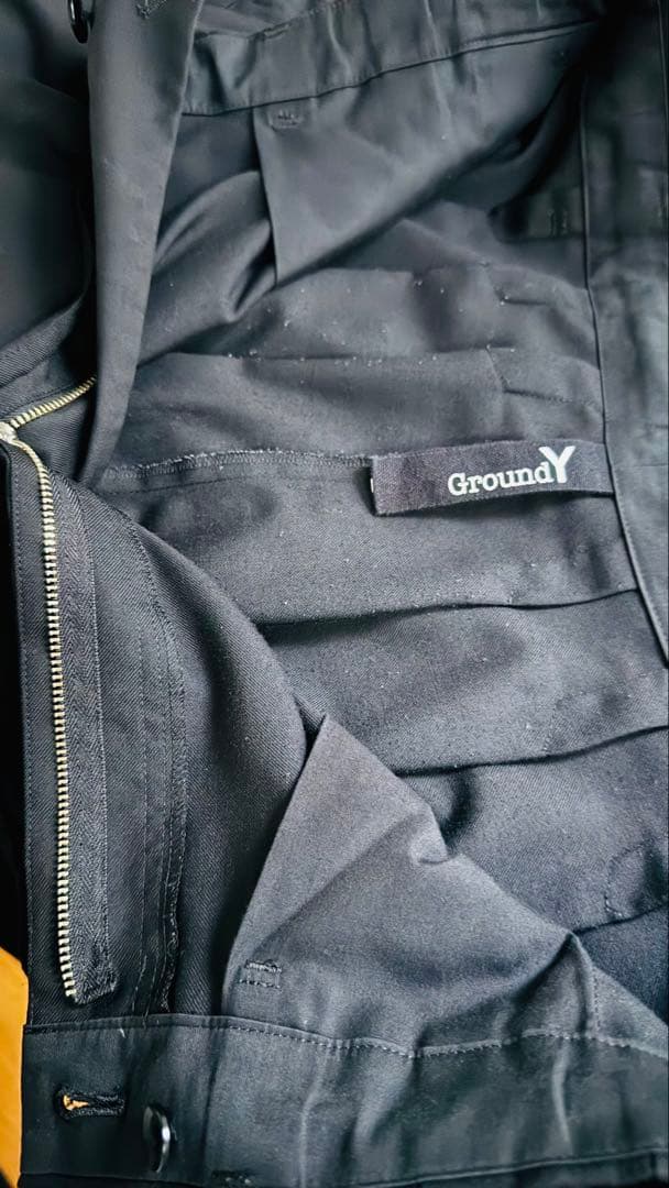 【美品】Ground Y｜ウールポリエステルギャバジンバルーンパンツ
