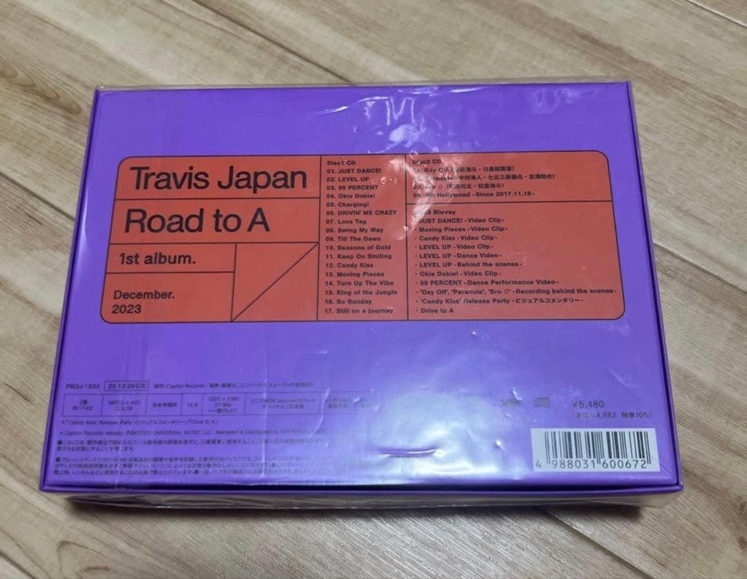 【新品未開封】Travis Japan Road to A FC限定盤 DVD