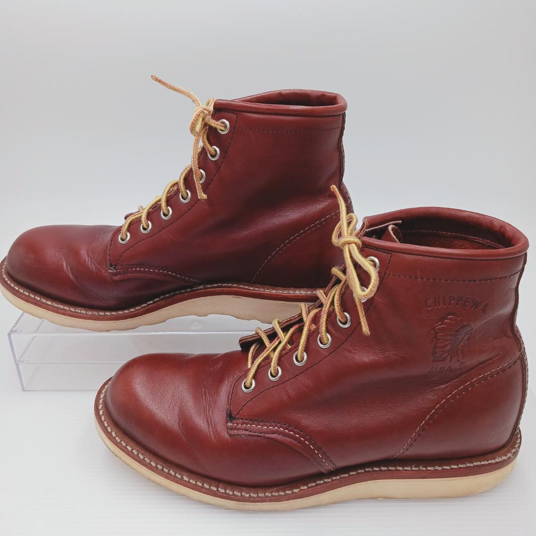 チペワ US7D 6INCH PLAIN TOE BOOTS Vibraｍ