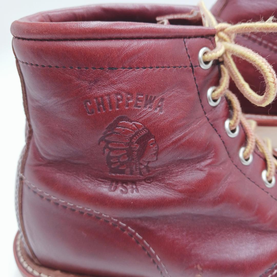 チペワ US7D 6INCH PLAIN TOE BOOTS Vibraｍ