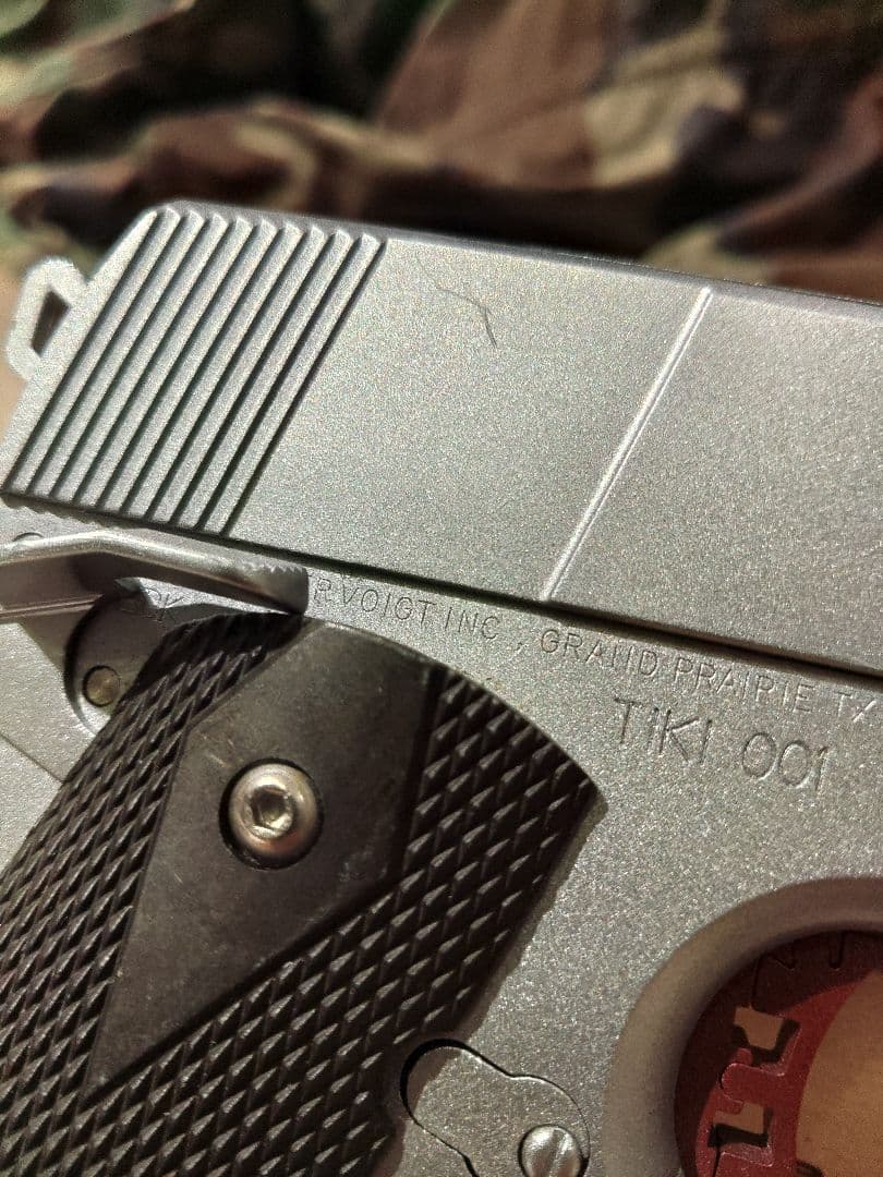 WA SVインフィニティ Tiki 限定カスタム ガスブロ ガバメント　動作品