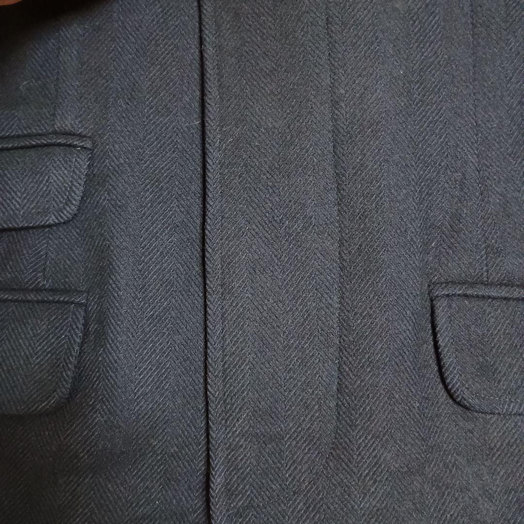 グレンフェル　チェスターコート　ネイビー　ウール　38 Mサイズ　イギリス製