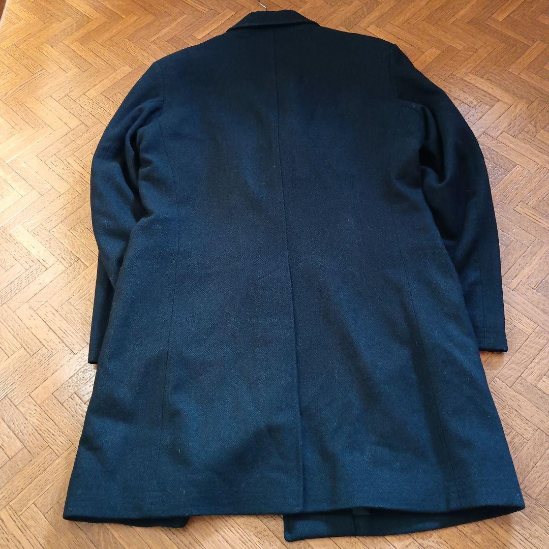 グレンフェル　チェスターコート　ネイビー　ウール　38 Mサイズ　イギリス製