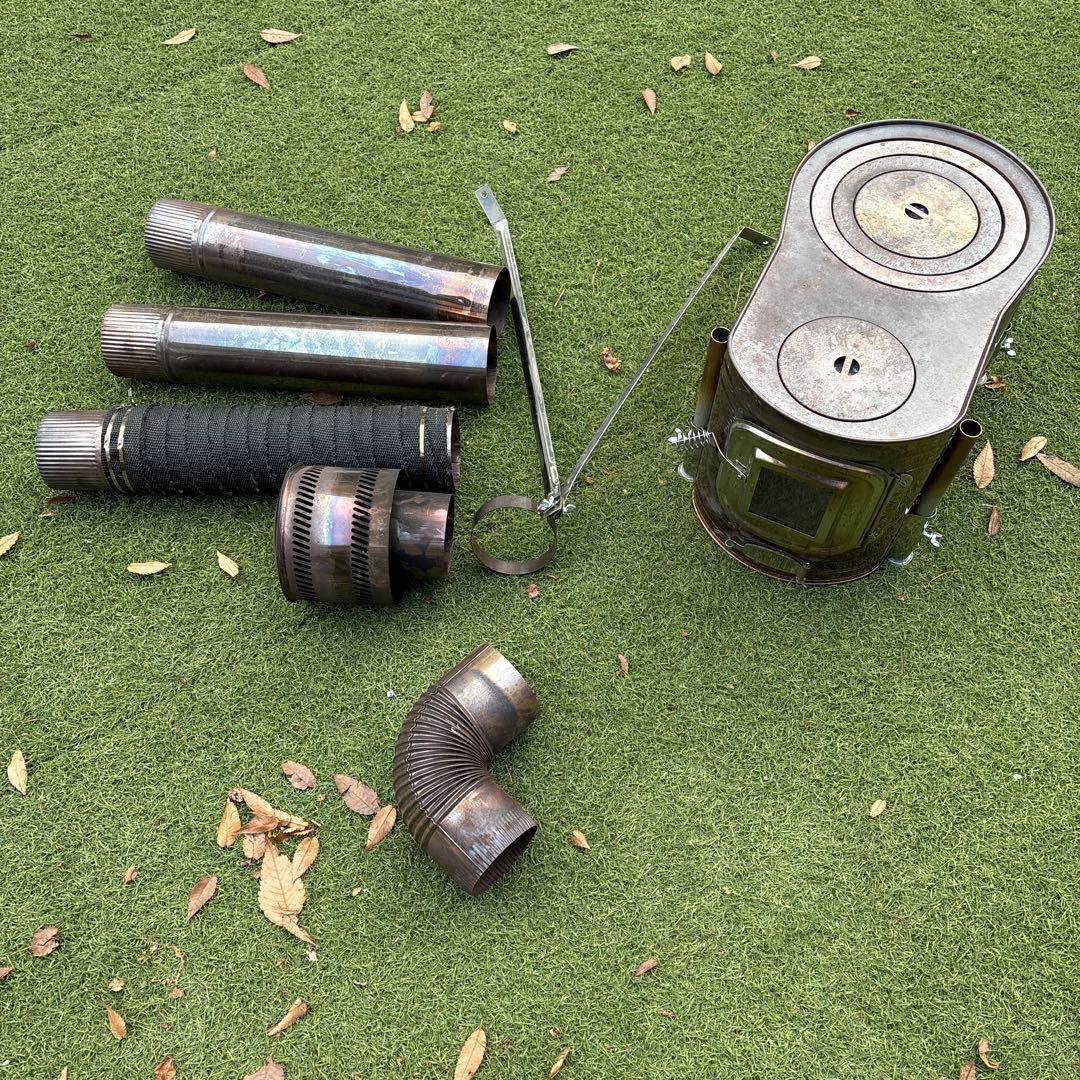 ホンマストーブ　本間ストーブ　ステンレス　薪ストーブ