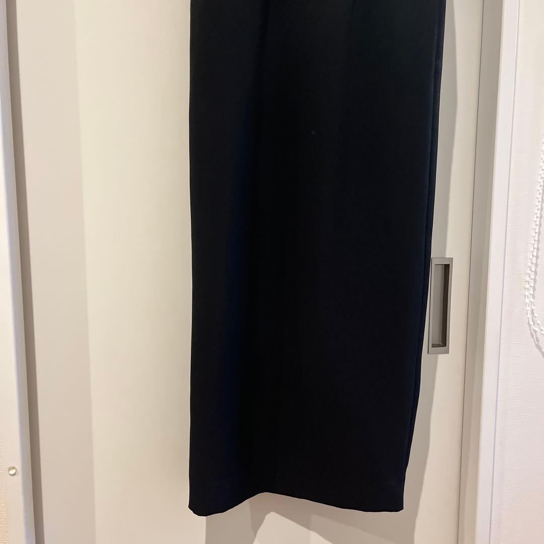 ANDRESED アンドレスド　フロッキーワンピース　S ブラック