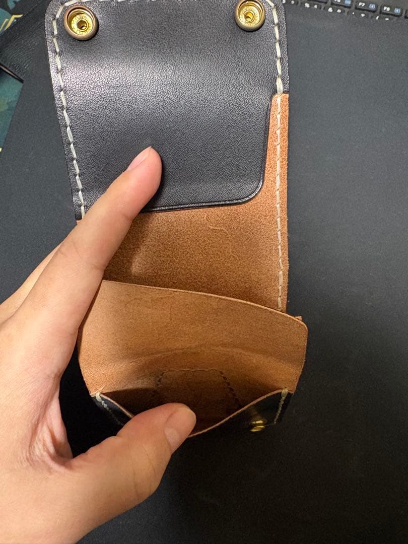 peace leather craft ショートトラッカーウォレット