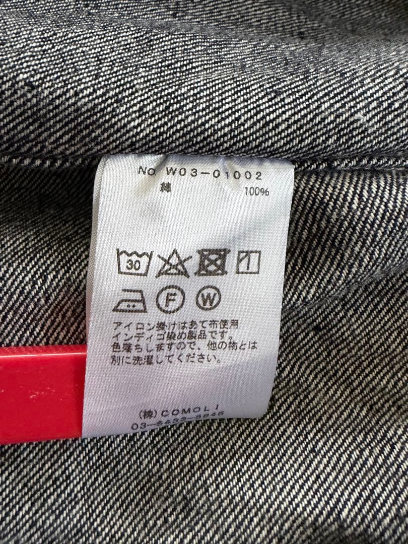 ジャケット・アウター COMOLI DENIM WORK JACKET 3