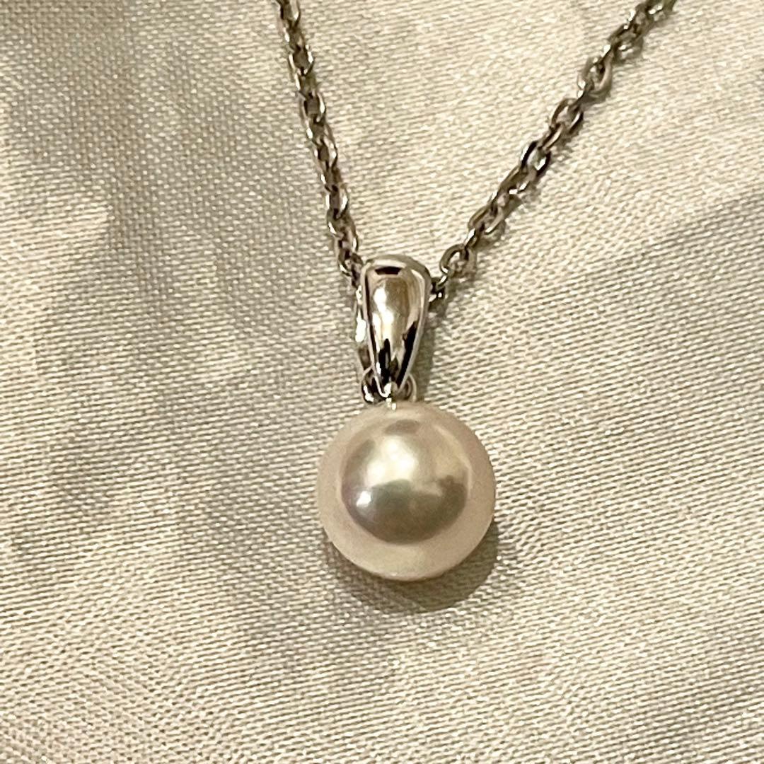 MIKIMOTO ミキモト 一粒 パールネックレス ケース付 7mm