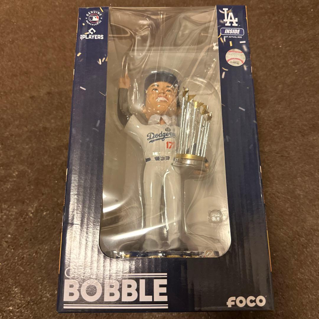 大谷翔平　ボブルヘッド　2024ワールドシリーズ優勝記念