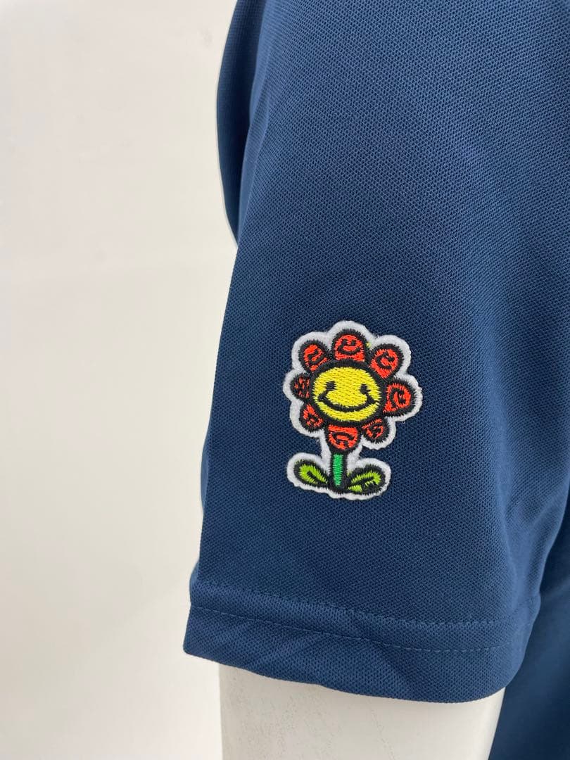 エリートグリップ　半袖ポロシャツ　スリムフィット　ネイビー　L 新品