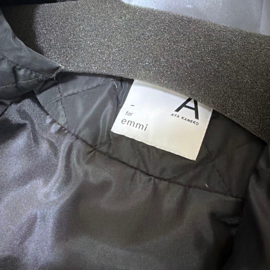 連休限定お値下げ【emmi atelier】金子綾 コラボキルティングコート