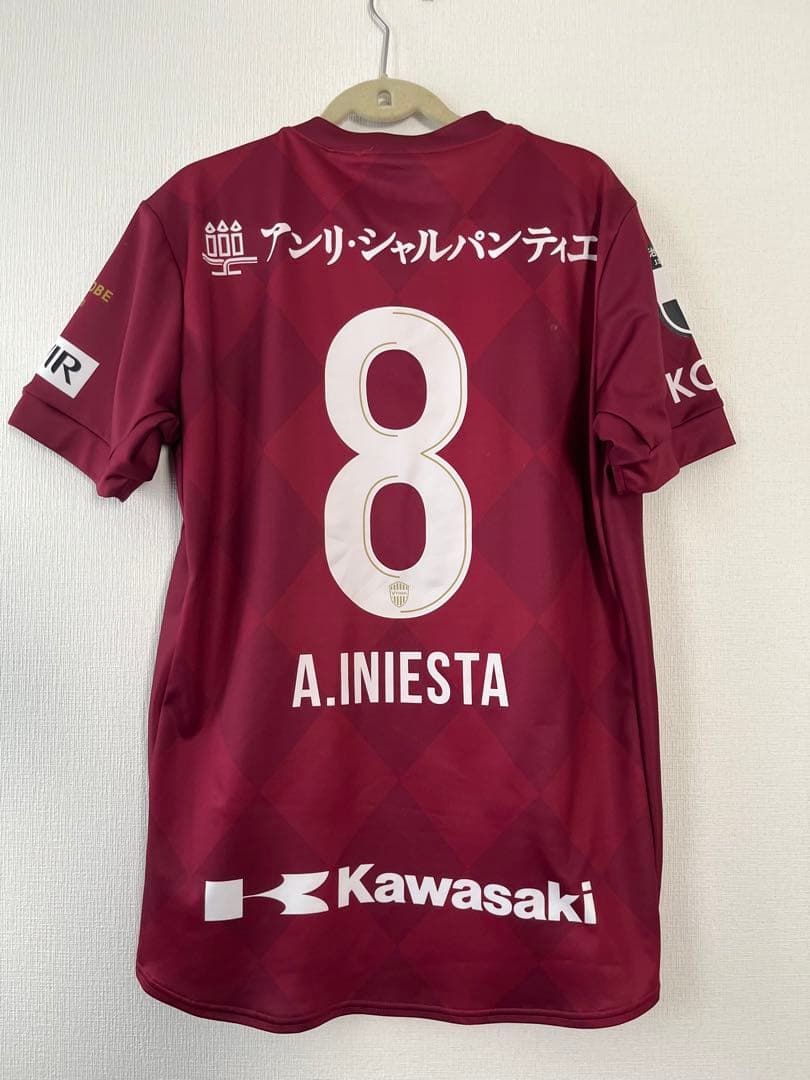 美品 Mサイズ ヴィッセル神戸 2020ユニホーム イニエスタ 8番
