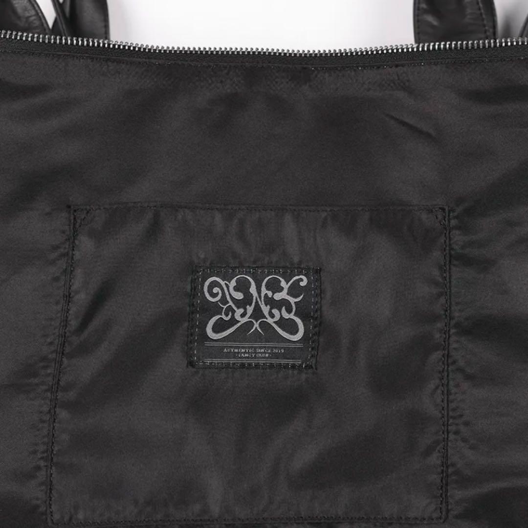 バッグ Belted Washed Leather Bag black y2k