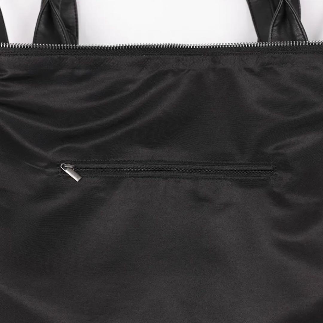 バッグ Belted Washed Leather Bag black y2k