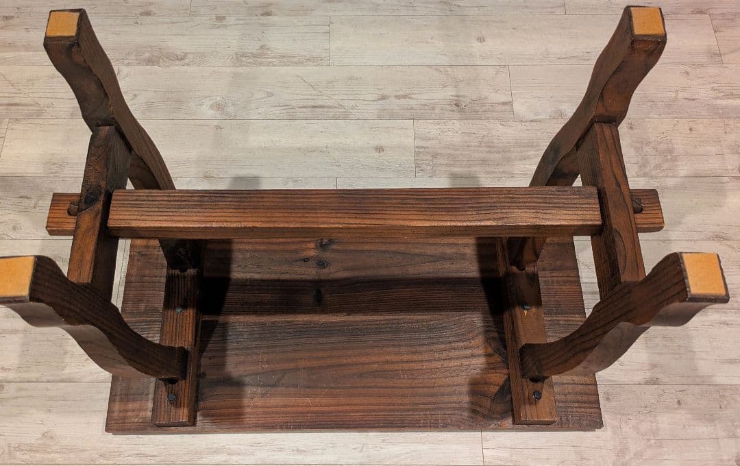 スペイン製 パイン材 カントリー家具 テーブル 天板タイル装飾