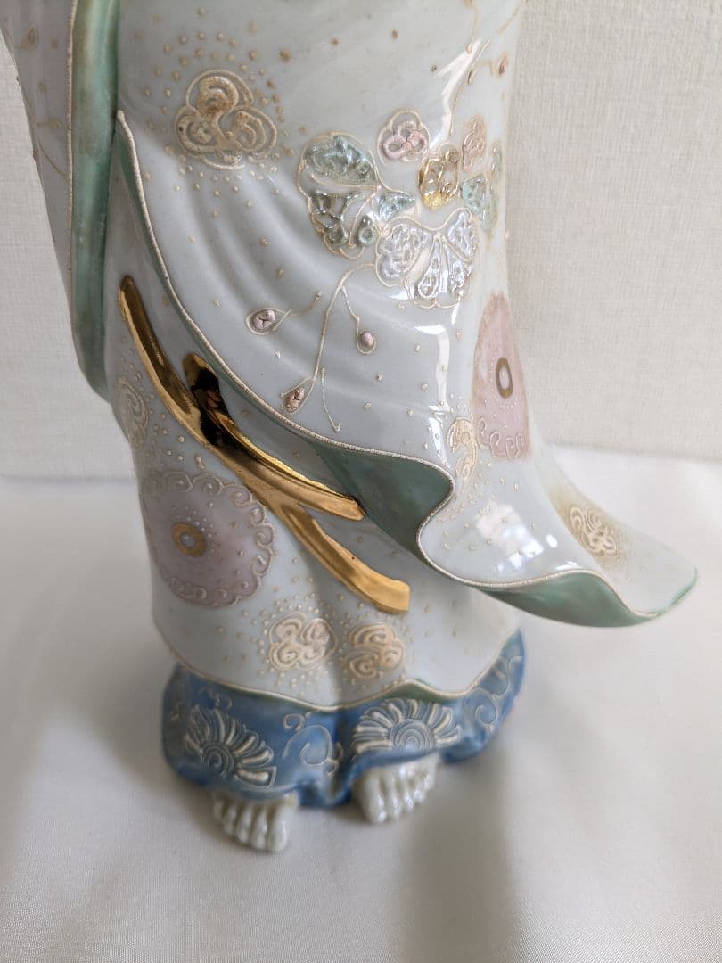 九谷焼 観音菩薩像 置物