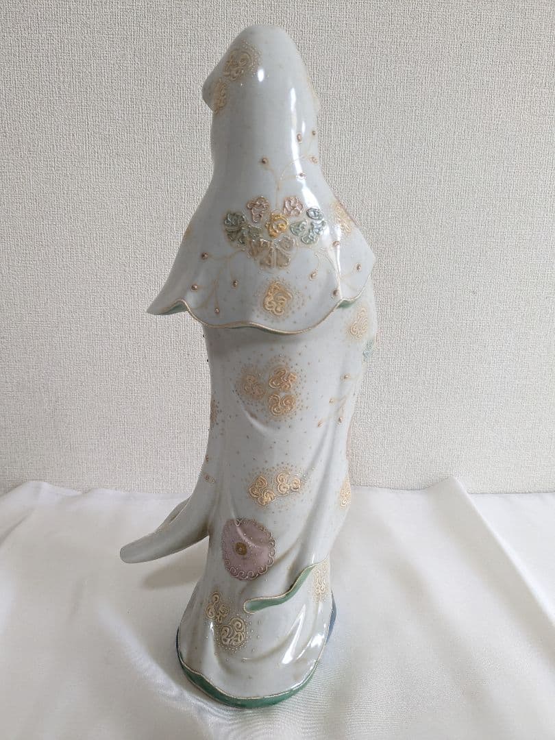 九谷焼 観音菩薩像 置物