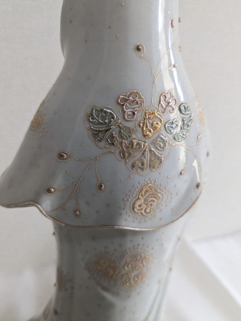 九谷焼 観音菩薩像 置物