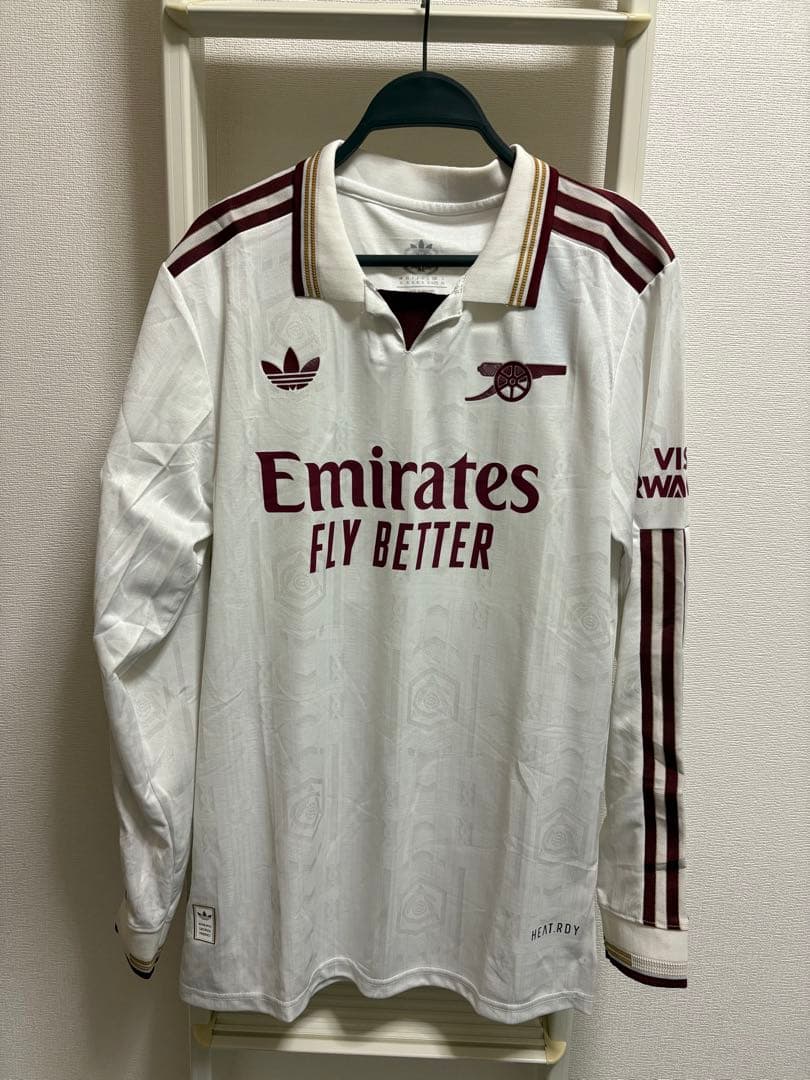 25-26 アーセナル セカンド アウェイ 長袖 サッカー XLサイズ