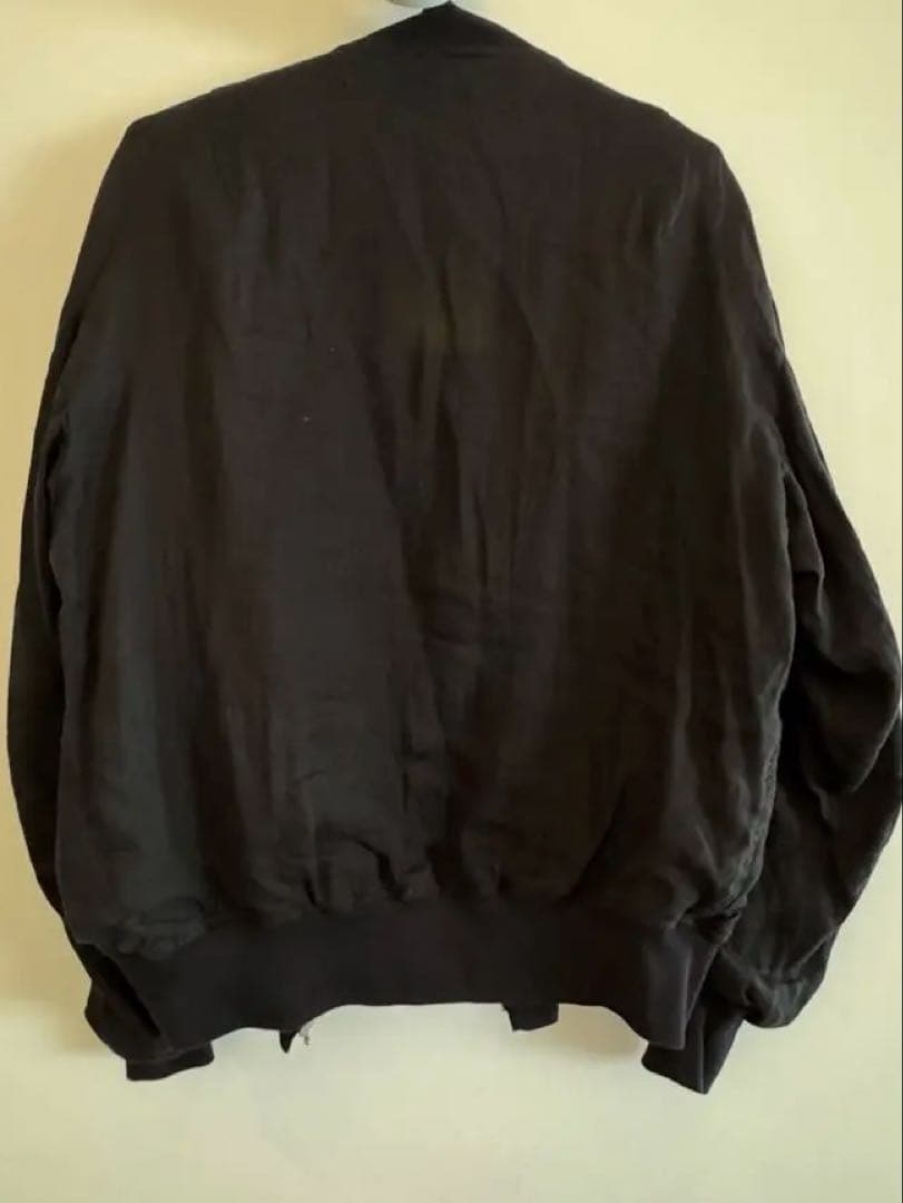 COMOLI リネンWクロスジップブルゾン　サイズ3 美品