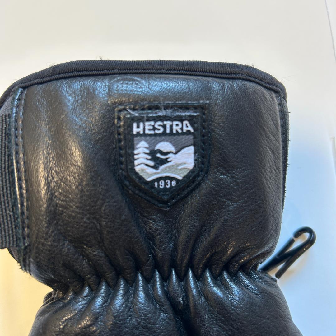 HESTRA ブラック ミトングローブ サイズ7
