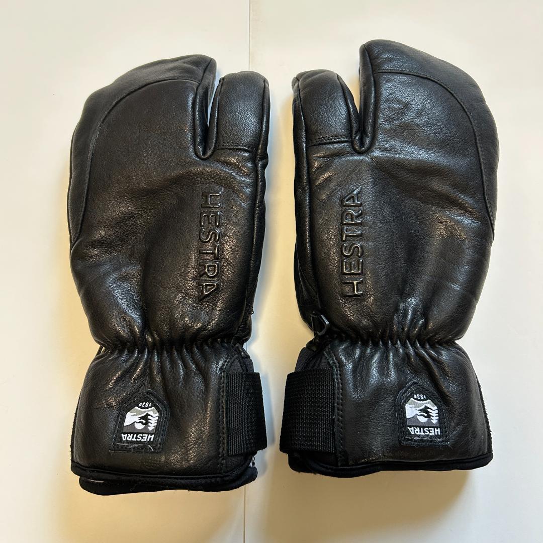 HESTRA ブラック ミトングローブ サイズ7