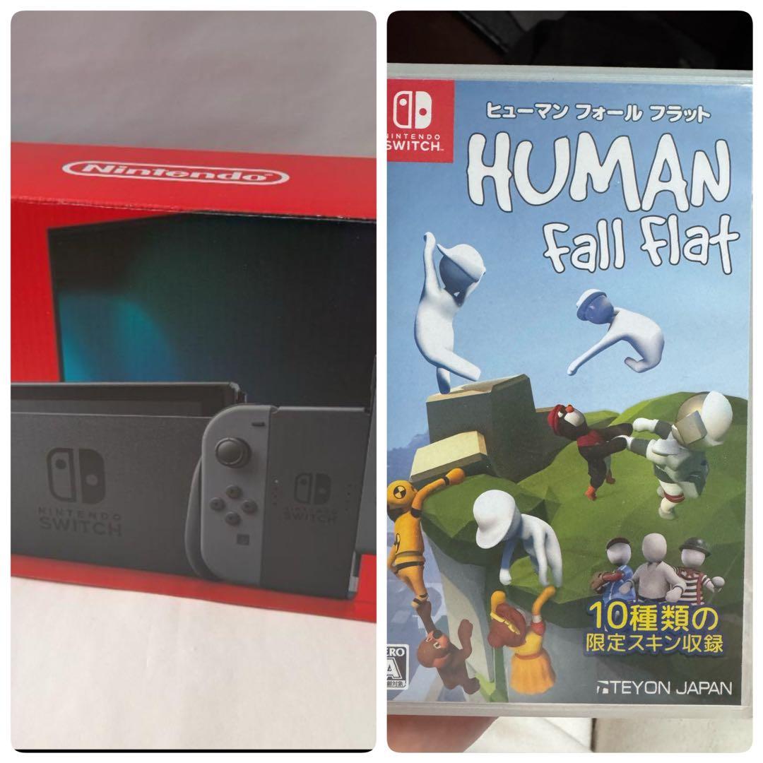 Nintendo Switch グレー 本体 ソフト付き