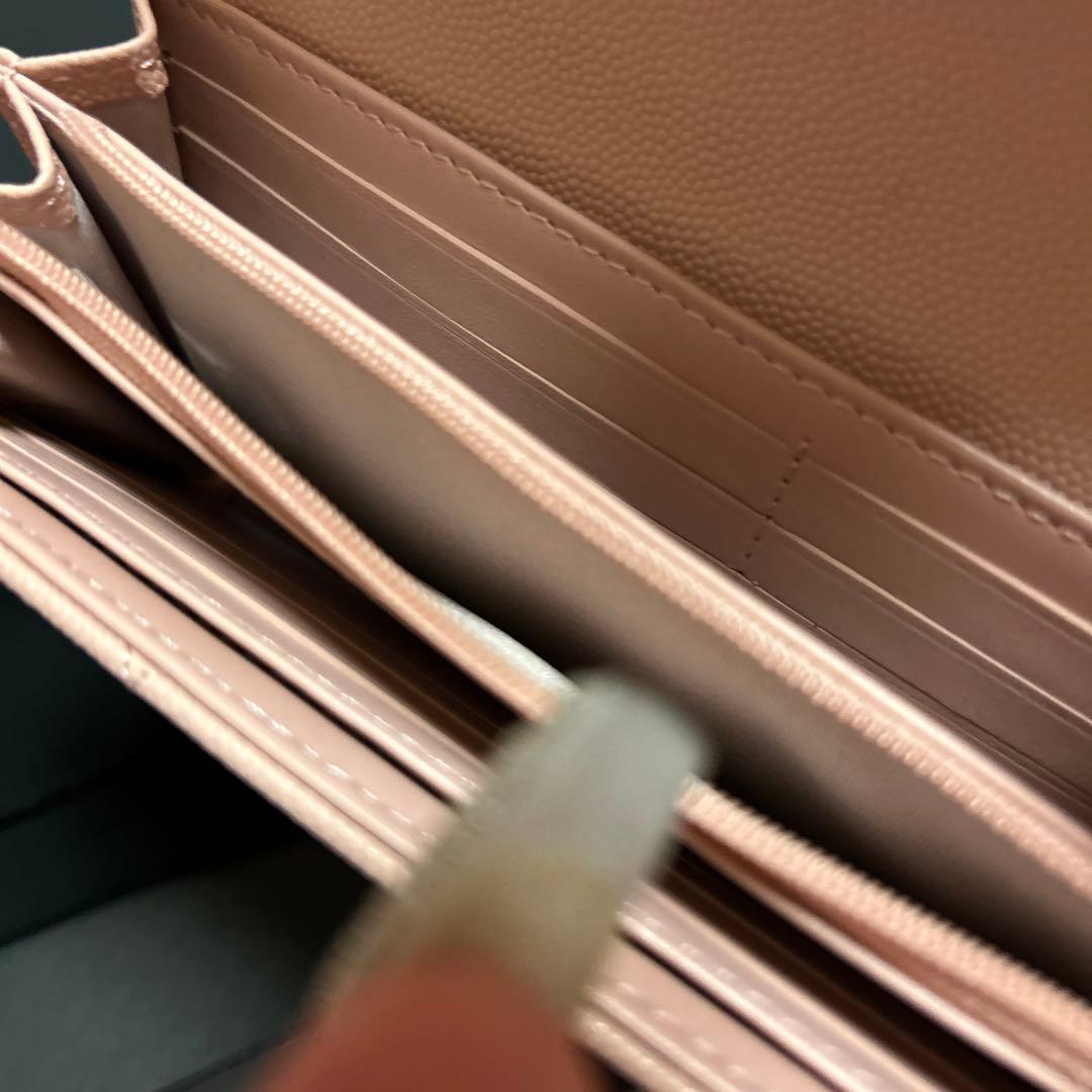 CHANEL キャビアスキン ピンク 長財布