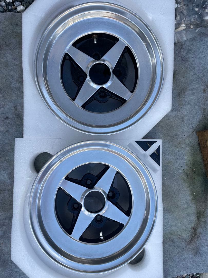 WORK 114.3 13インチ 6j offset10 2個セット　旧車