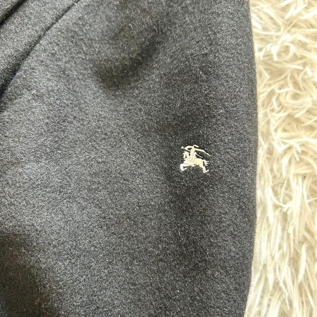 バーバリーブラックレーベル　ダッフルコート　裏地キルティング　ブラック　L相当