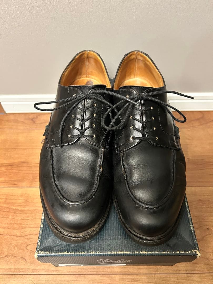 靴 Paraboot Chambordtex 7.5 Noire-Lis Noir